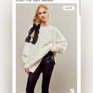 Brand new Free people Chart the Stars Sweater